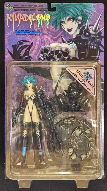 ArtStorm FEWTURE ACTION FIGURES DOKURO NINA / BLUE HAIR WITH MONO HEAD
