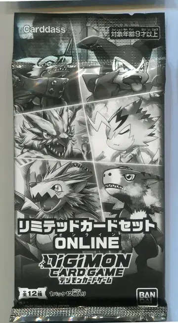 반다이 디지몬 카드 게임 리미티드 카드 세트 ONLINE (12장입) 1팩
