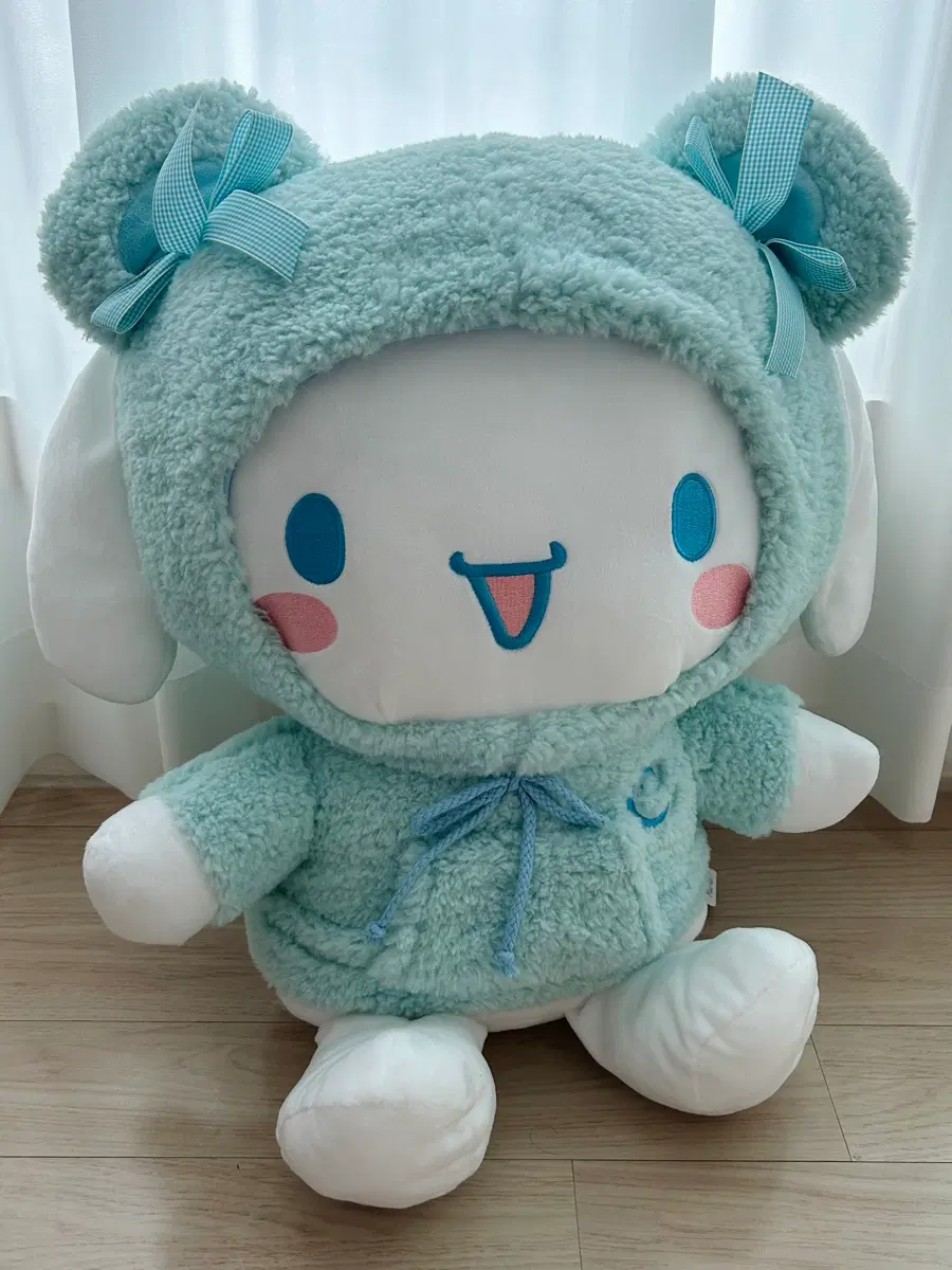 산리오 시나몬롤 베어후드 대형인형