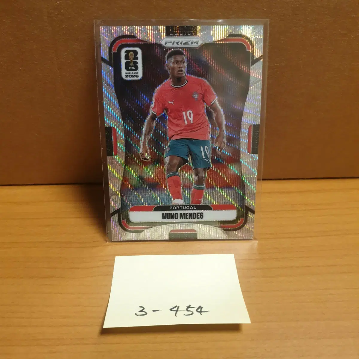 파니니 월드컵 프리즘 누노 멘데즈 축구카드