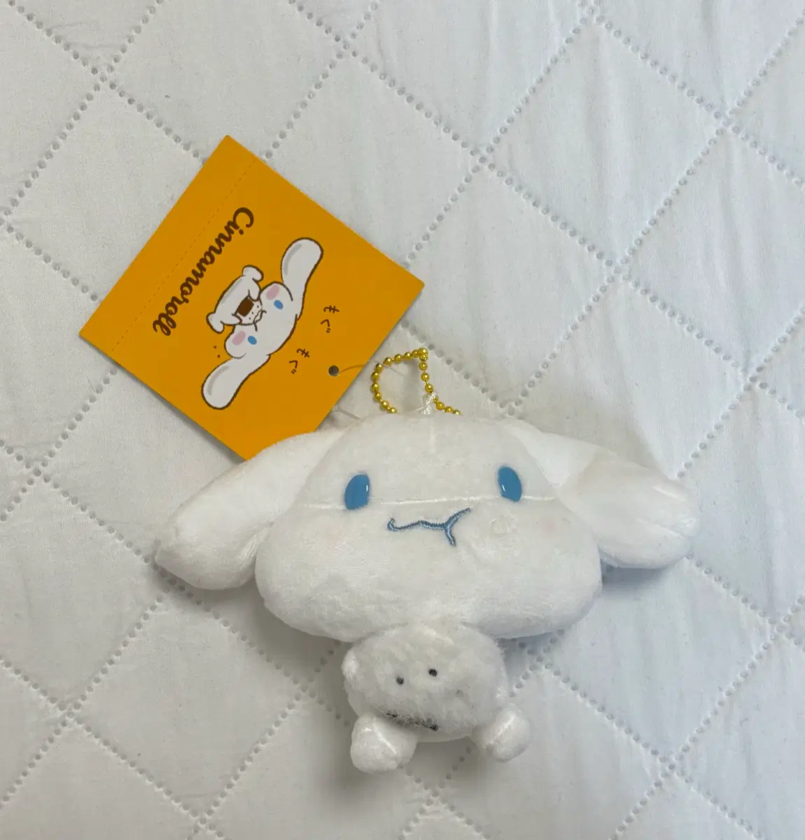 산리오 시나모롤 오니기리 주먹밥 마스코트 인형