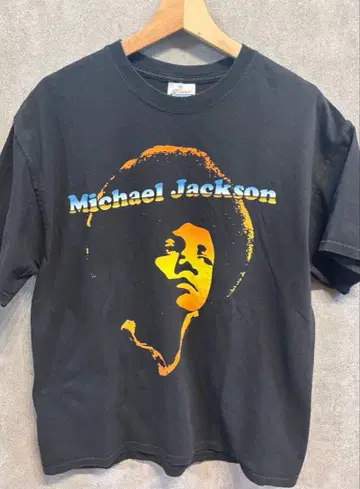 [레어] Michael Jackson 티셔츠 블랙 빈티지