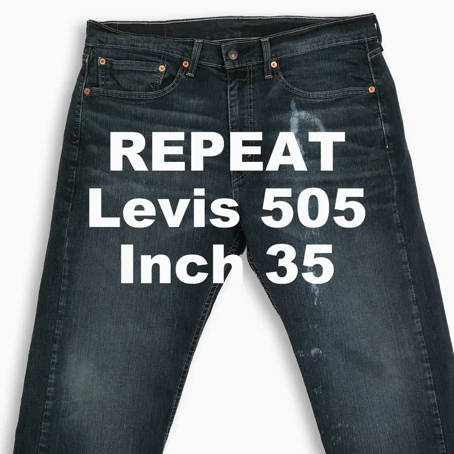 빈티지 리바이스 505 진청 35 인치 LV5053449