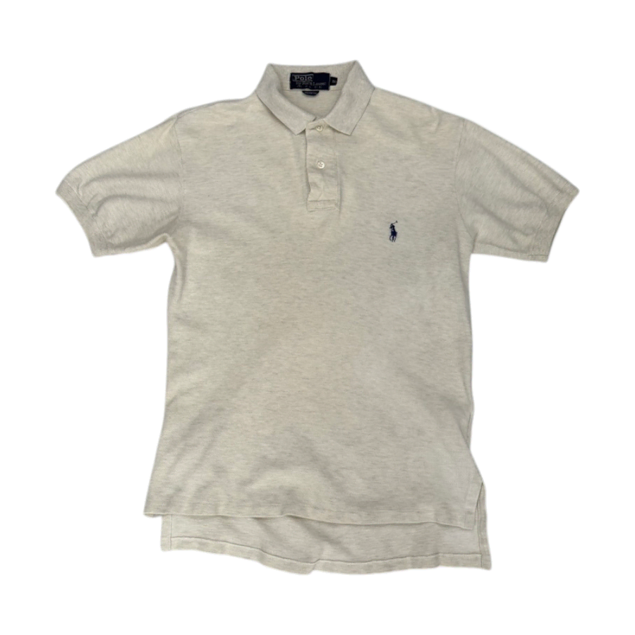 폴로 랄프로렌 Polo Ralph Lauren 오트밀 80s 빈티지 반팔 카라티 90