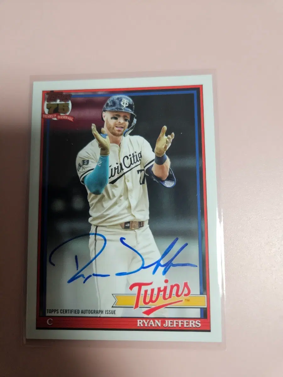 미네소타)라이언 제퍼스 2026 Topps 오토 카드