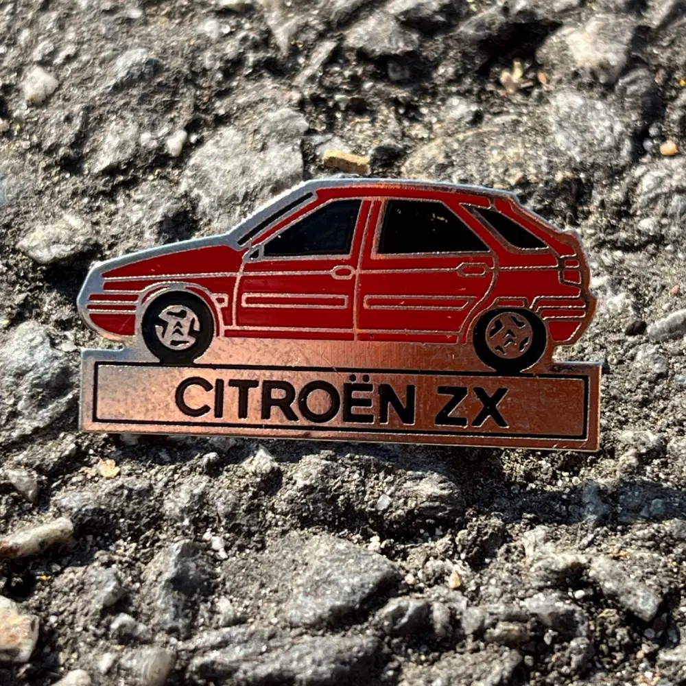 CITROEN ZX 시트로엥 자동차 프랑스뱃지 빈티지뱃지 핀브로치 A156