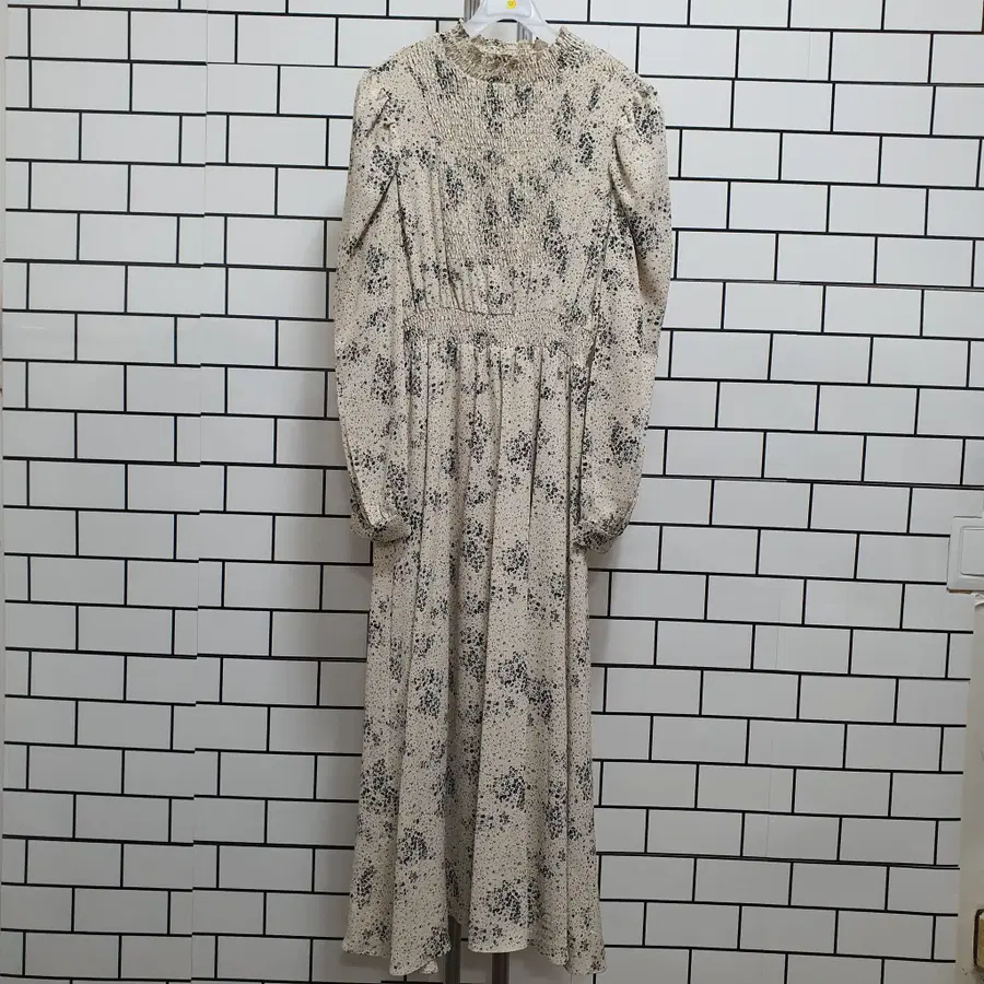 노-67 쉬폰 긴팔 롱원피스