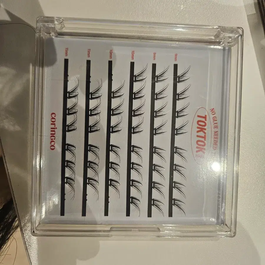 코링코 노글루속눈썹 테일+챠밍