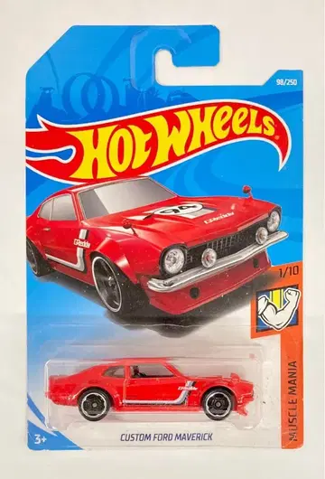 MATTEL MUSCLE MANIA HOTWHEELS 커스텀 포드 매버릭 레드 FYD05