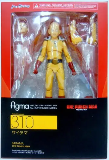 MAXFACTORY figma 원펀맨 사이타마 CRUNKY x ONE PUNCH MAN 오리지널 피규어 세트 310
