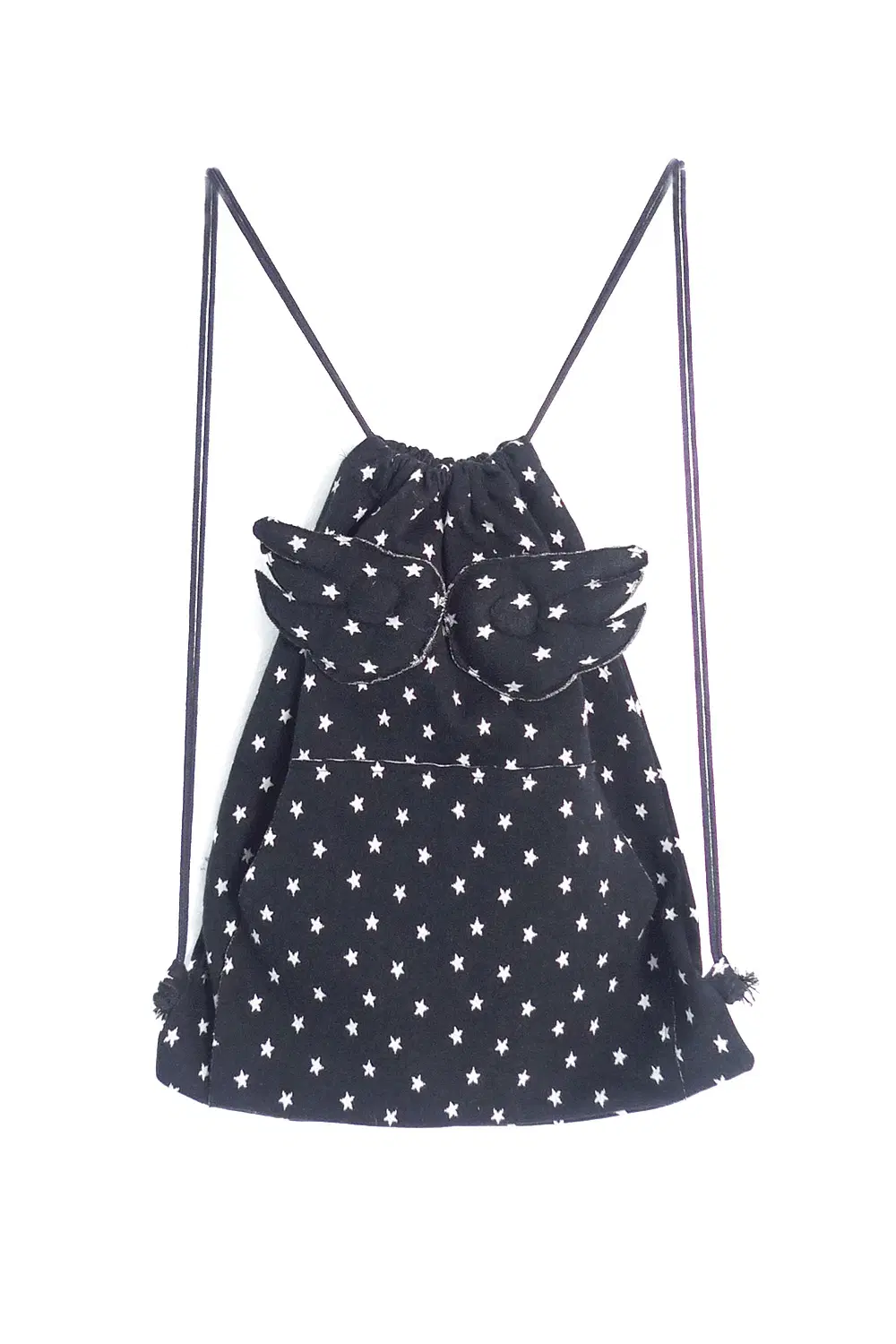 angel wing backpack 아이,블랙