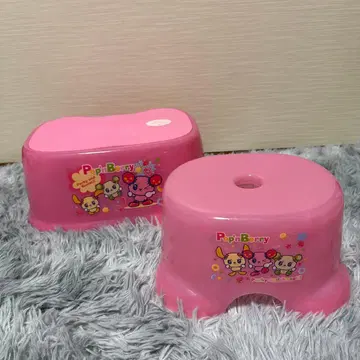 [ 미사용 새상품 ] 팝콘베리 목욕탕 의자 & 발판 세트 당시 물건 산리오