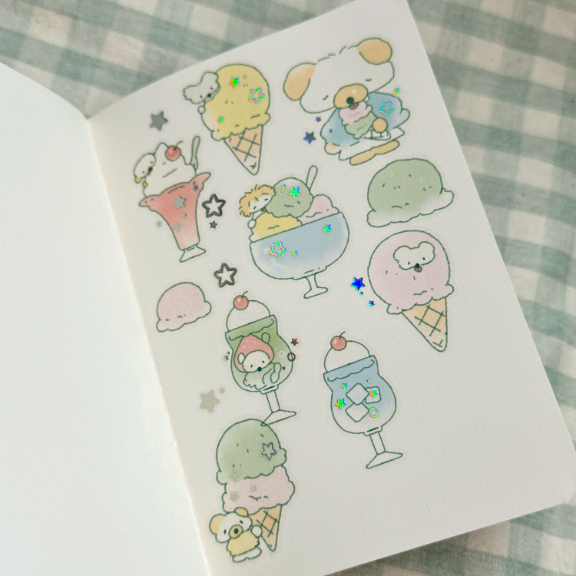 [맹글도어] 아이스크림 박 키스컷
