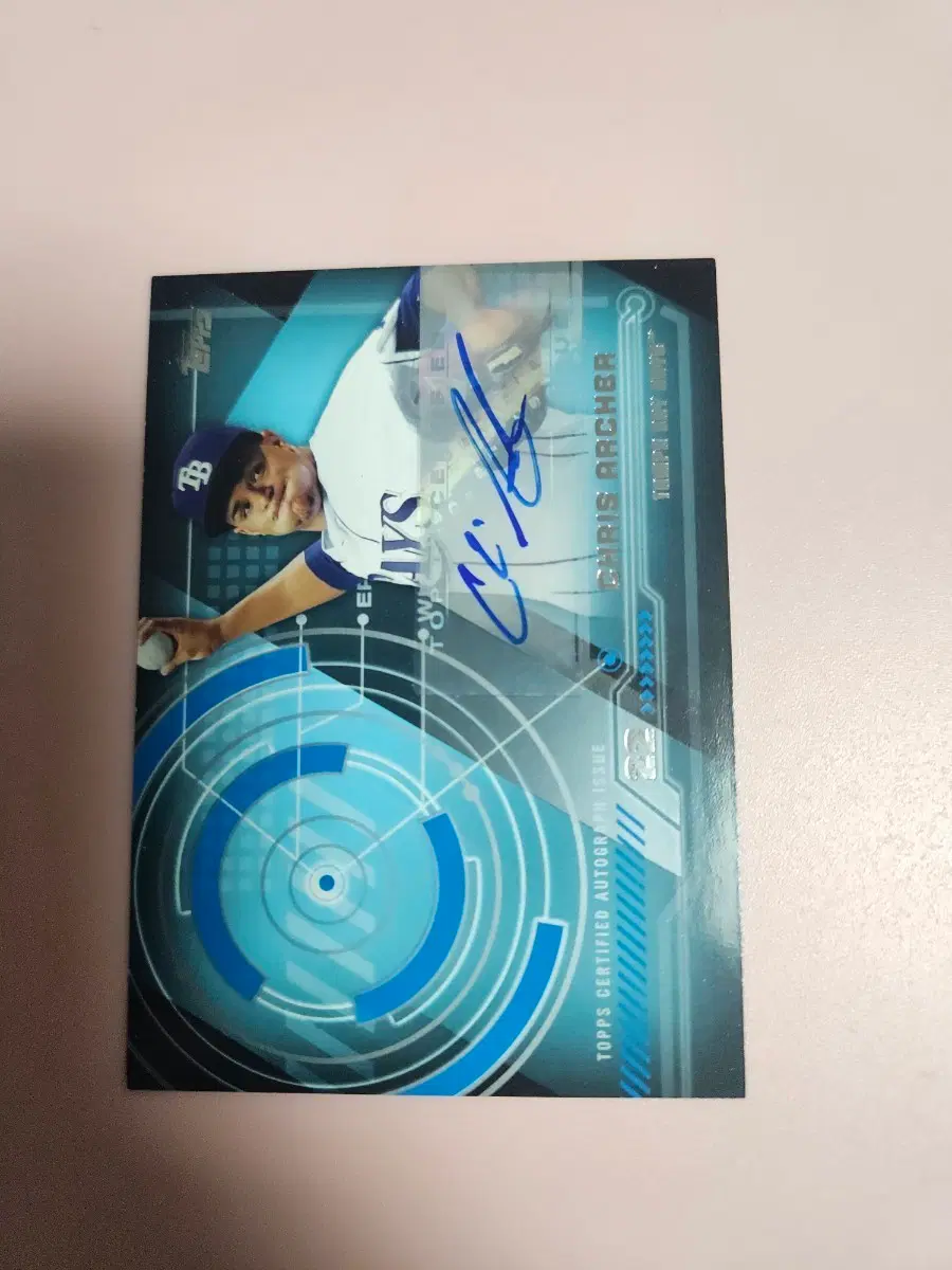 템파베이)크리스 아처 2014 Topps 오토 카드