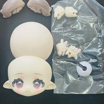 포근포근 안녕히 주무세요 나나 페이스+아이++귀+뒤통수 부품+핸드 융융 안녕