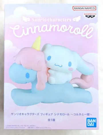 BANDAI SPIRITS 산리오 캐릭터즈 피규어 시나모롤 코르네와 함께