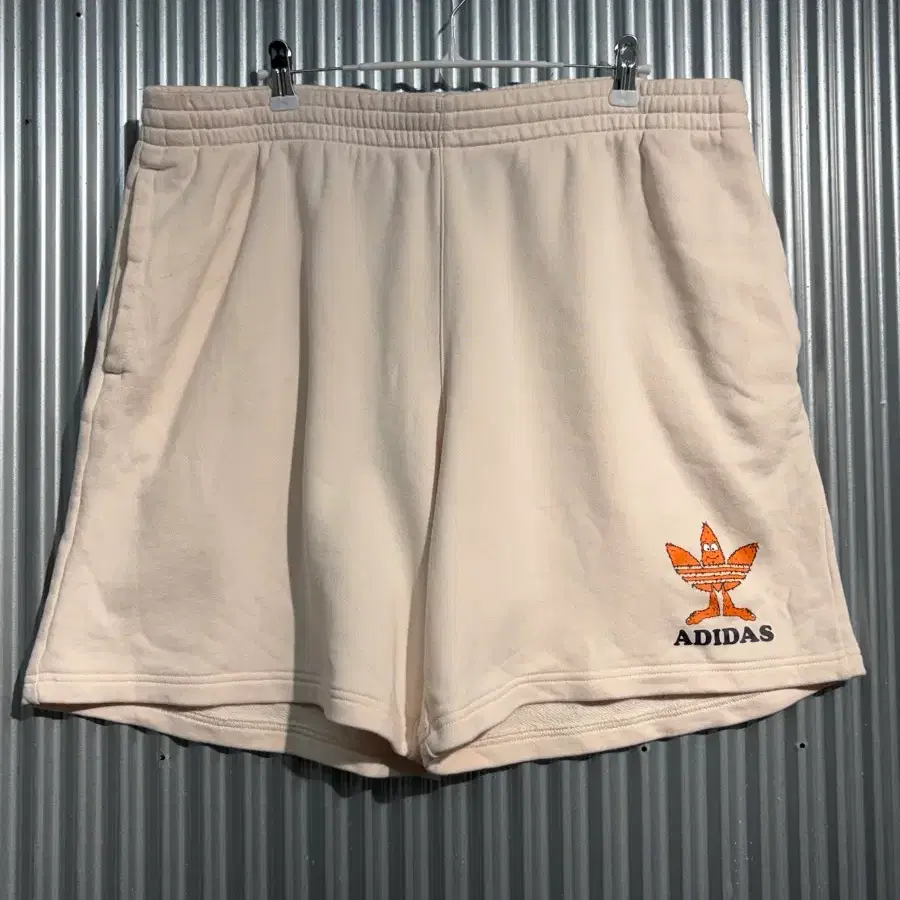 [4XL] 아디다스 오리지널스 adidas Originals 펀숏 스웨트 반바지 아이보리 2.5
