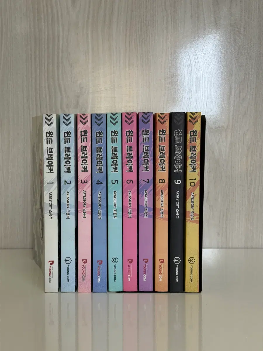 윈드브레이커 1~10권 초판 한정 포스터 및 스티커