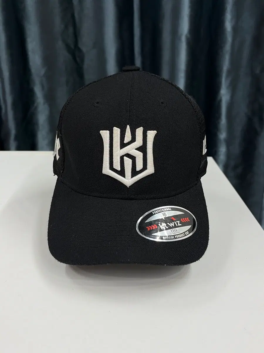 [XS-S] KT 위즈 KT WIZ 정품 메쉬 볼캡 야구모자 KBO 굿즈 블랙 2.5