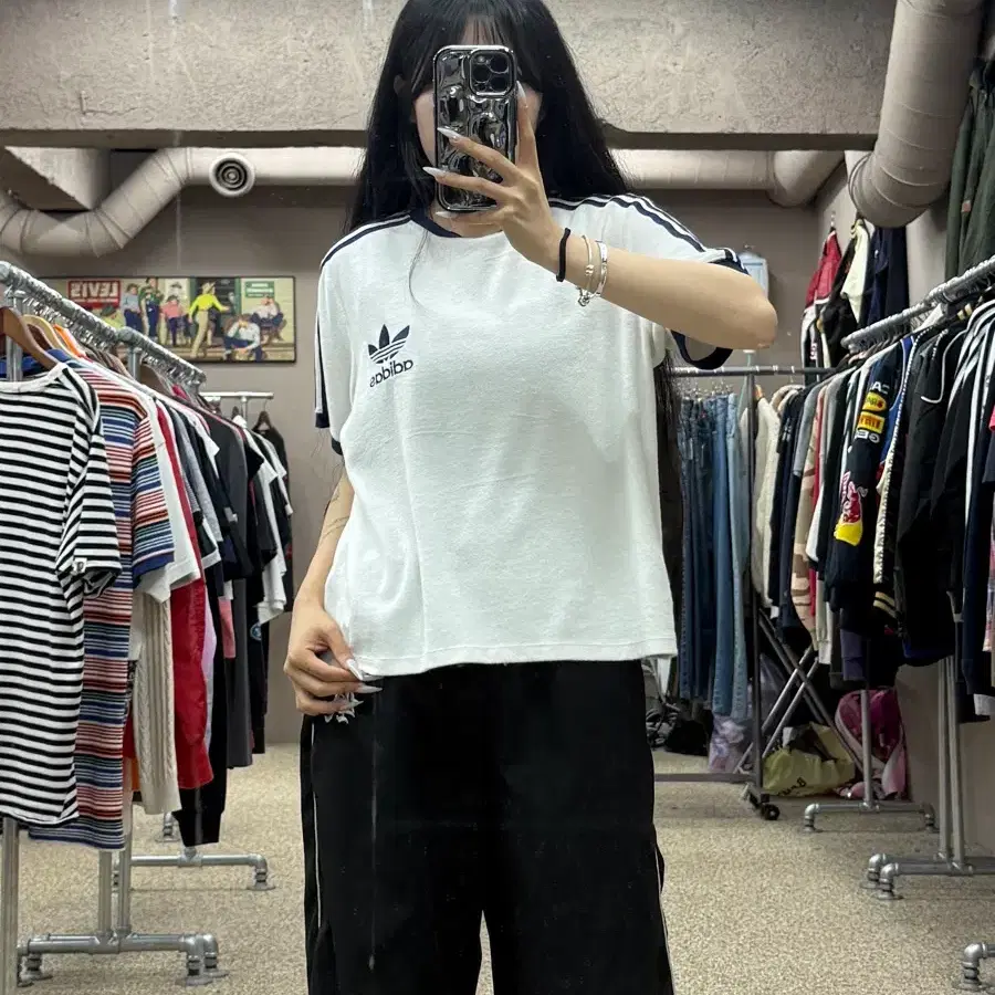 아디다스 테리 3S 반팔 티셔츠 S231