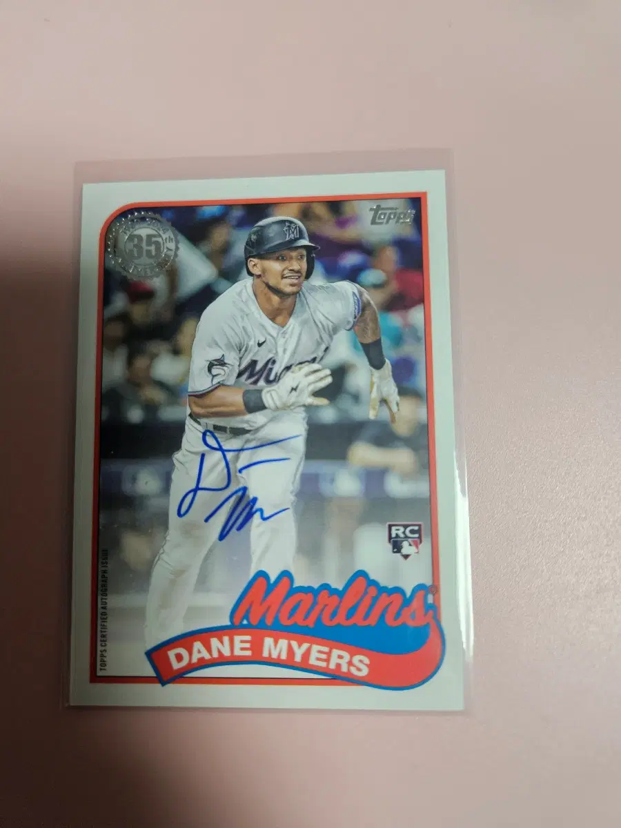 마이애미)데인 마이어스 2024 Topps 루키 오토 카드
