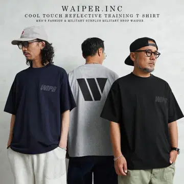 WAIPER.INC 리플렉티브 T 블랙 XL