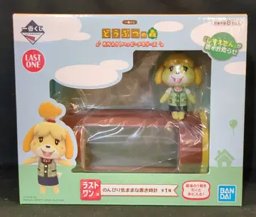 BANDAI SPIRITS 제일복권 동물의 숲 어서 와! 해피 메모리즈 라스트 원 상 느긋하고 자유로운 탁상시계