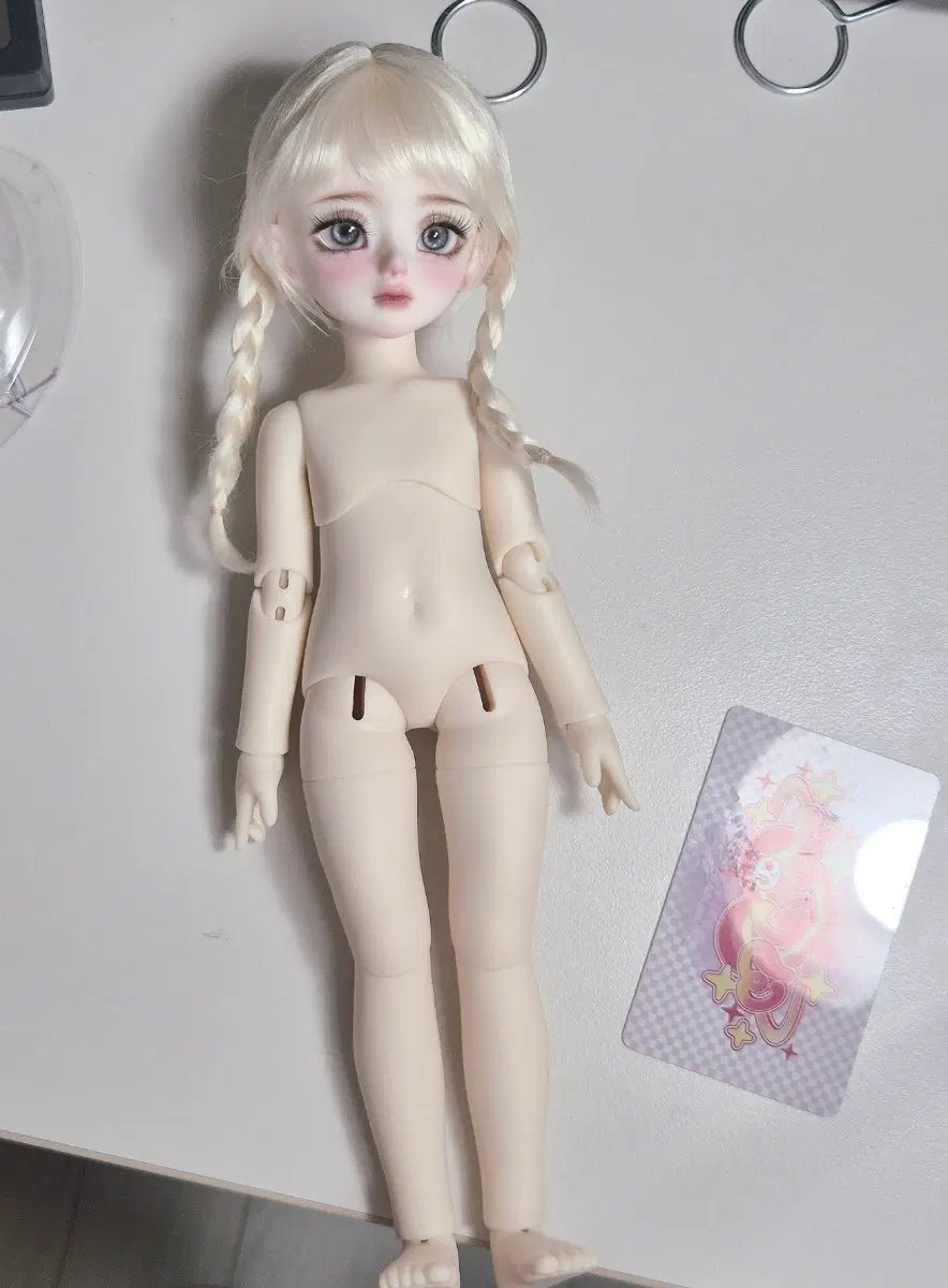 메이크업된 USD 구관 헤드 구체관절인형 머리