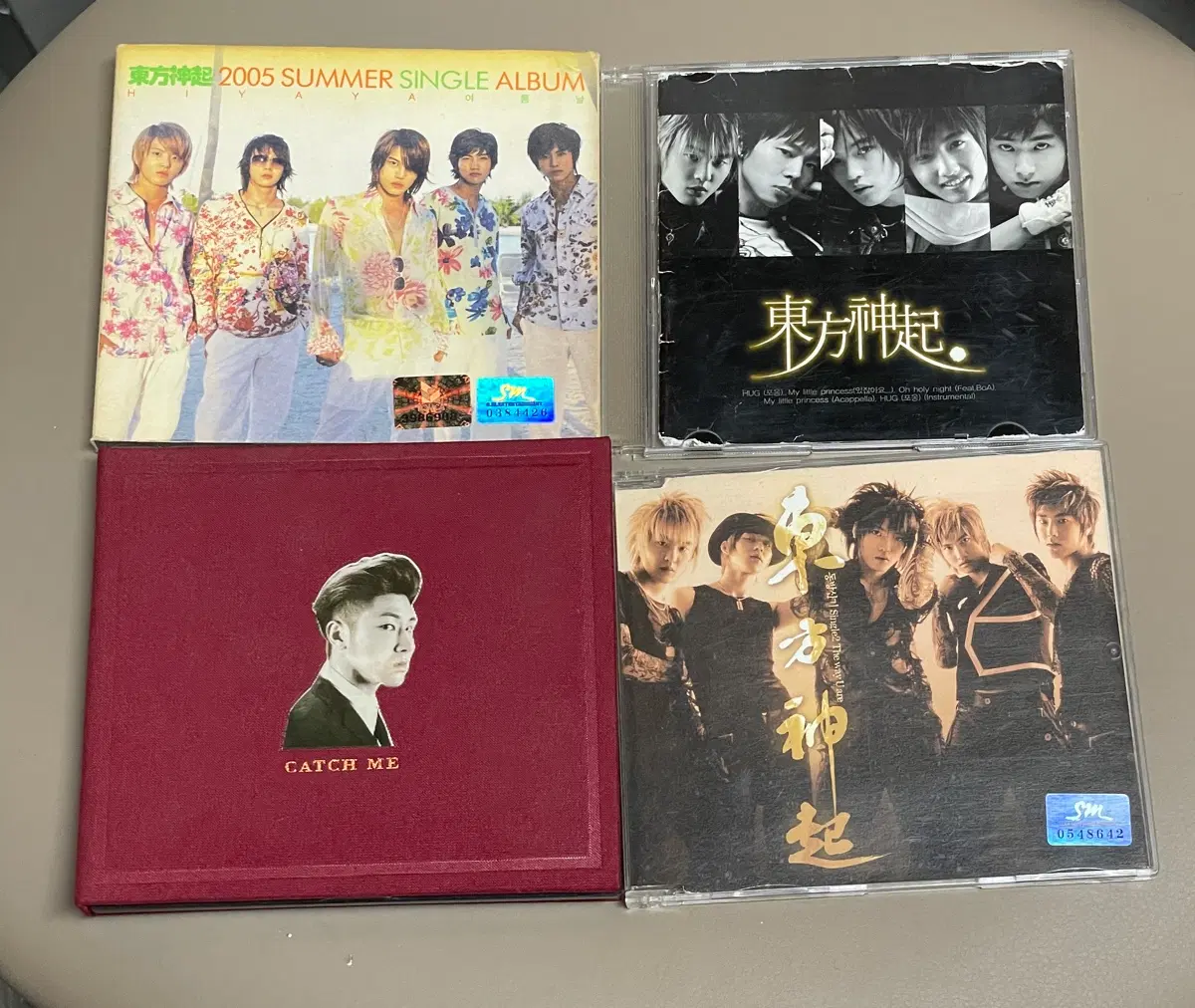 동방신기 CD 앨범 4종 일괄 (2005 Summer Single Album, Catch Me 외)
