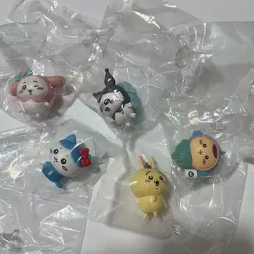 치이카와 x 산리오 캐릭터즈 변신 피규어 전 5종 풀컴프