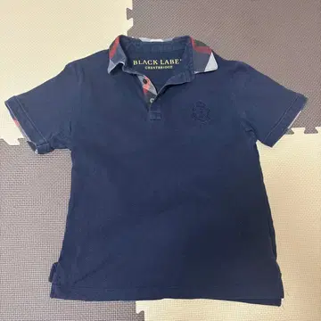 BLACK LABEL CRESTBRIDGE 피케 셔츠 네이비