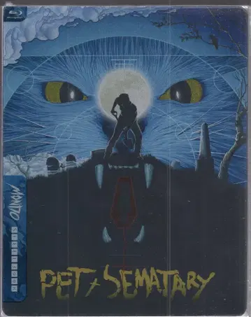 외국 영화 Blu-ray 반려동물 묘지 (1989) 스틸북 사양
