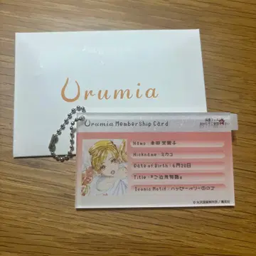 이웃 이야기 Urumia 멤버십 카드 아크릴 키링