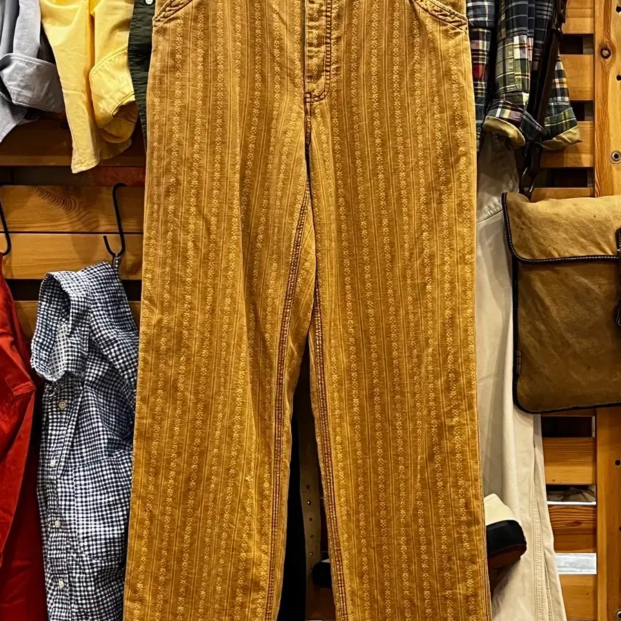 폴로 랄프로렌 스트라이프 패턴 코튼 워크 팬츠 (Polo by Ralph Lauren Stripe Cotton Work Pants)