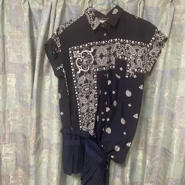 sacai 반팔 튜닉 16-02796