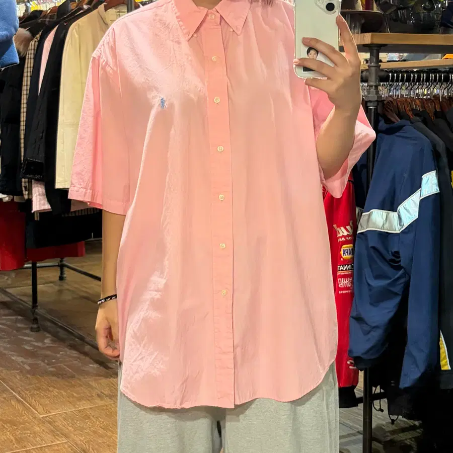 [HI] 폴로 랄프로렌 반팔셔츠 핑크