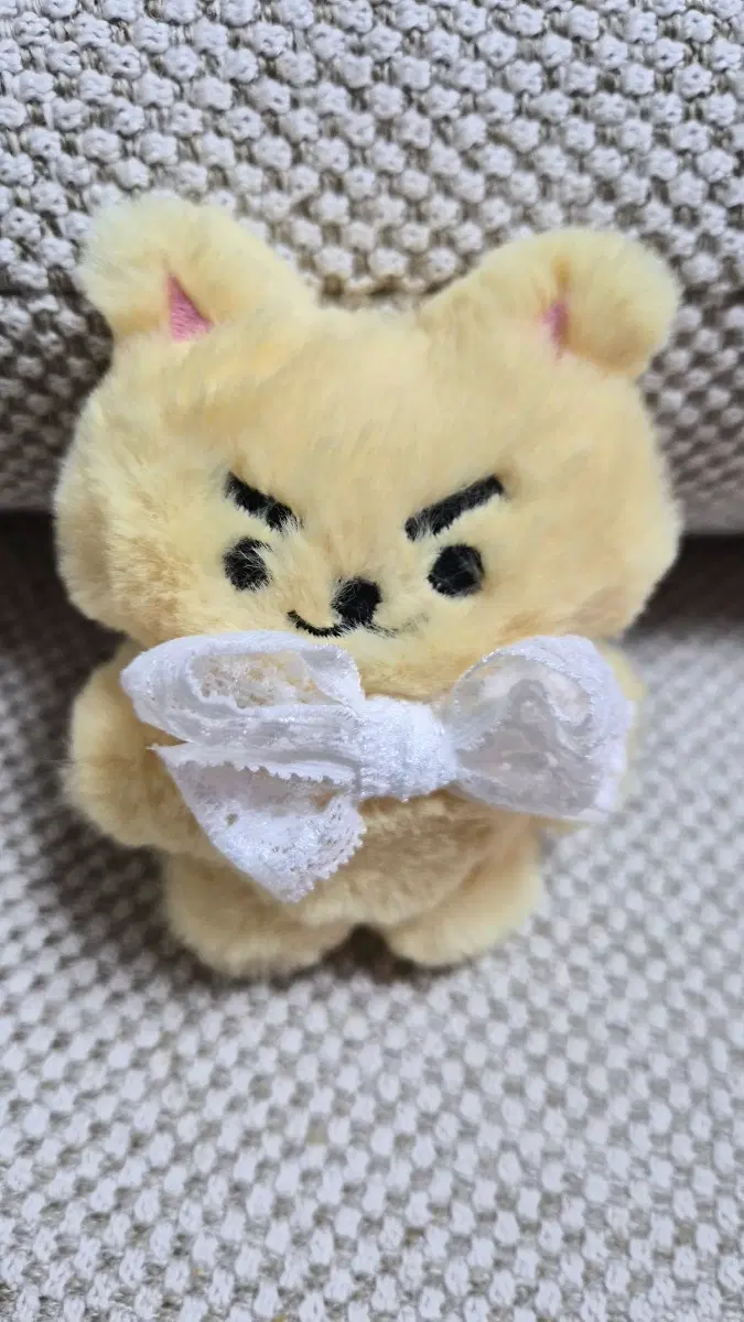 털찐냥이(노란색/치즈 고양이) 솜인형