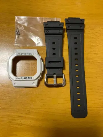 새상품급 G-SHOCK DW-5600 정품 베젤 벨트 세트