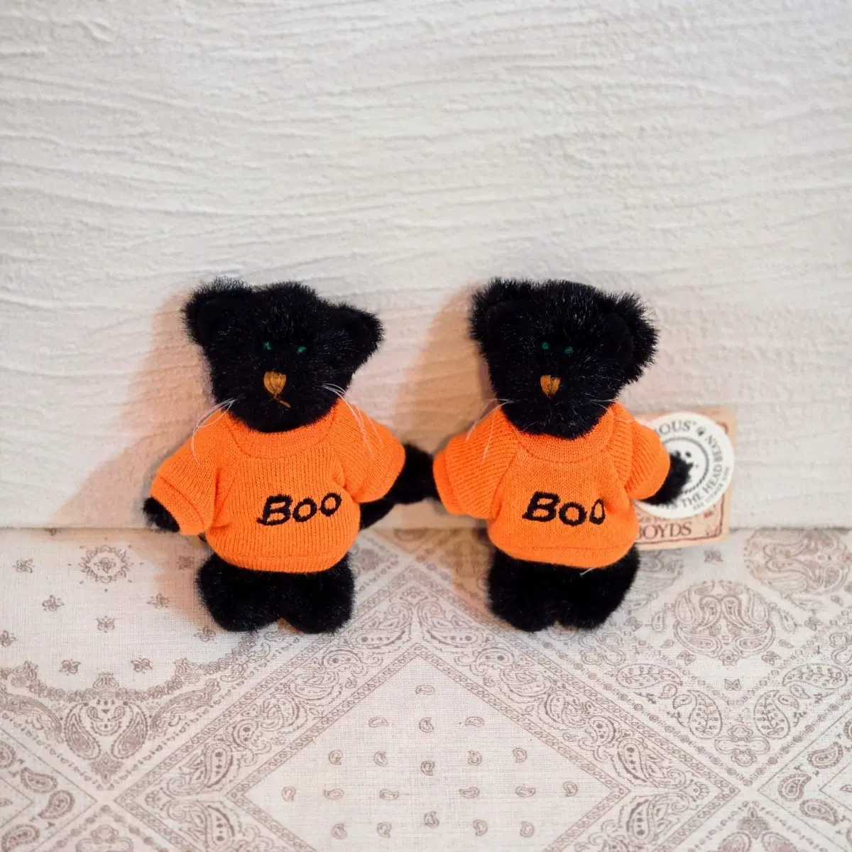 Boyds Bears 보이즈베어 쪼꼬미 빈티지인형 할로윈 고양이 냥이 미니 장식 수집 소품