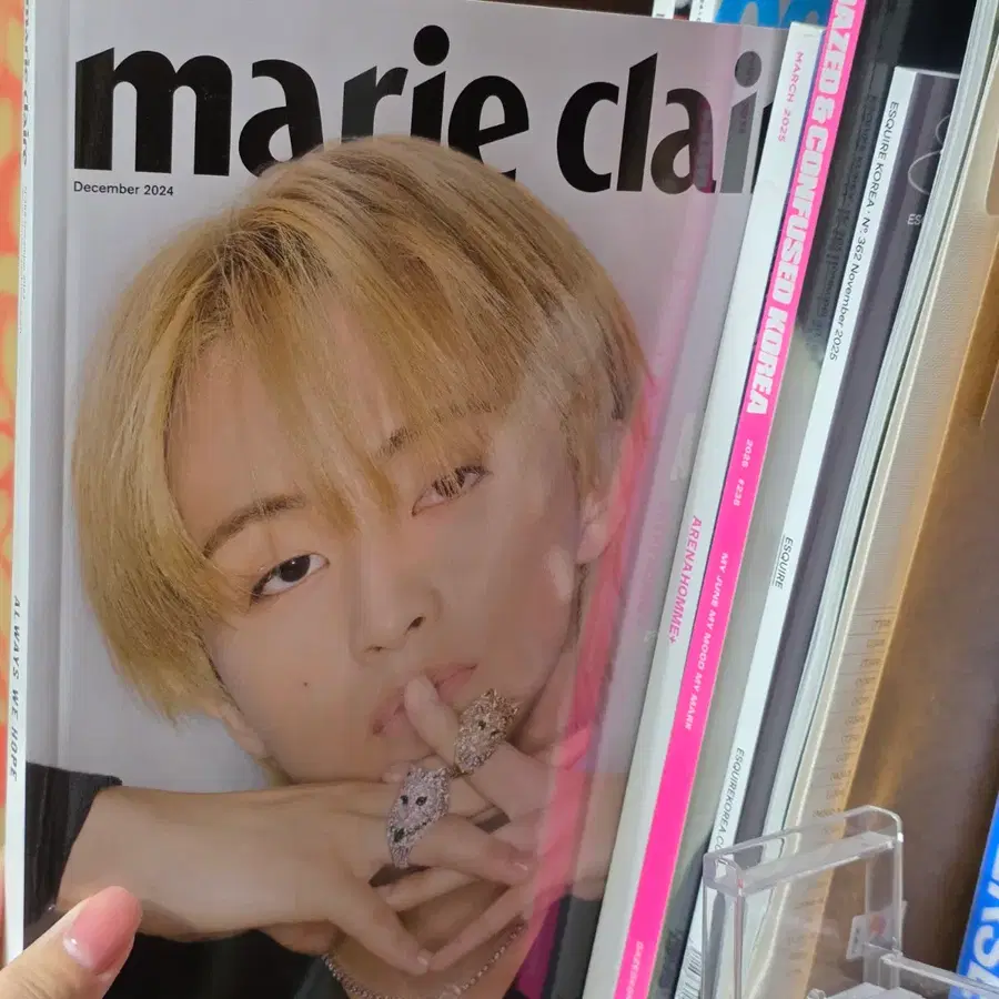 마크 마리끌레르 잡지 화보 양도 거래 nct 엔시티 mark