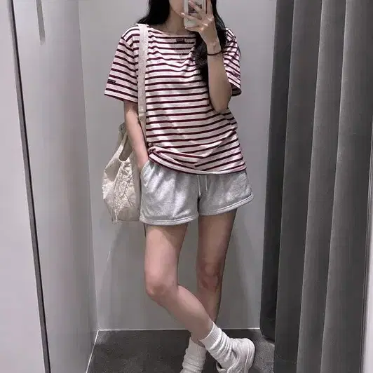 105 세인트 제임스 스트라이프 반팔 티셔츠