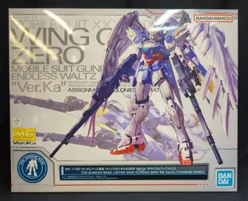 BANDAI SPIRITS MG/건담베이스 한정판 신기동전기 건담 W Endless Waltz 윙건담 제로 EW Ver.Ka 티타늄 피니쉬