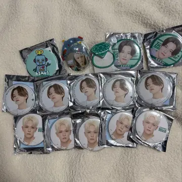 TREASURE ASAHI 캔뱃지 세트