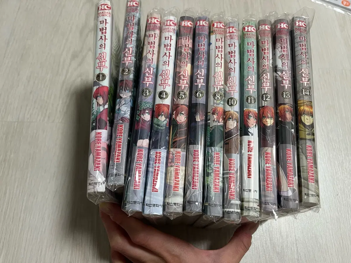 마법사의 신부 만화책 1~14권 세트 (7,9권제외)