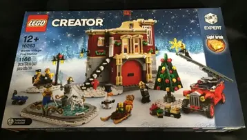 LEGO (BUILDING TOY) WINTER VILLAGE FIRE STATION 10263