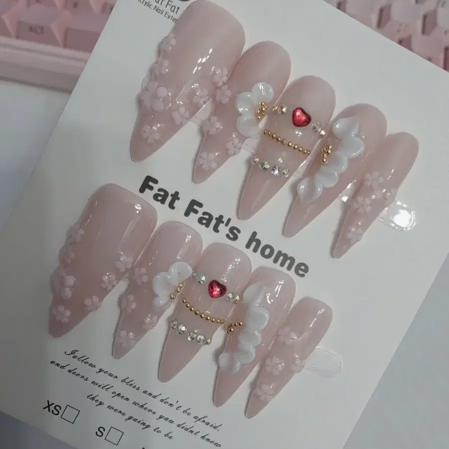 벚꽃 네일팁 [M]