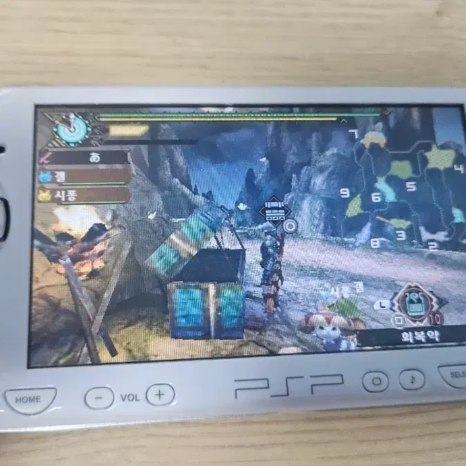 소니 PSP 2006 화이트 투명하우징 ips패널교체품