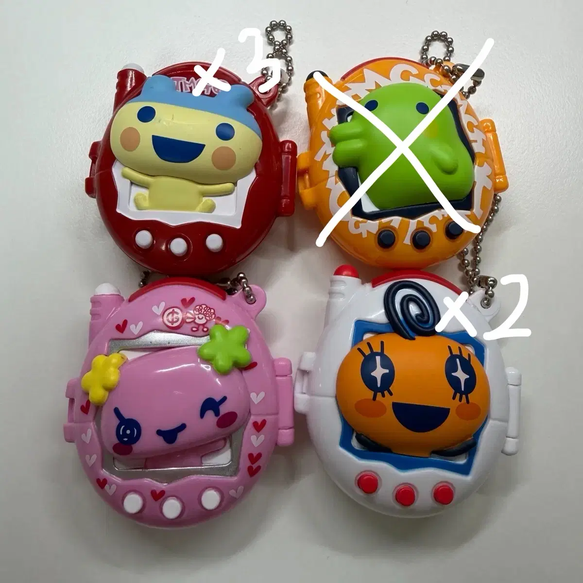 반다이 다마고치 가챠 피규어 스윙 케이스 3탄 쿠치파치 메메치 플라와치 영마메치