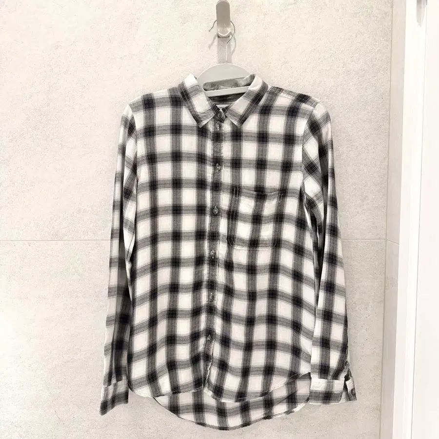 아메리칸이글 American Eagle 블랙 체크 셔츠