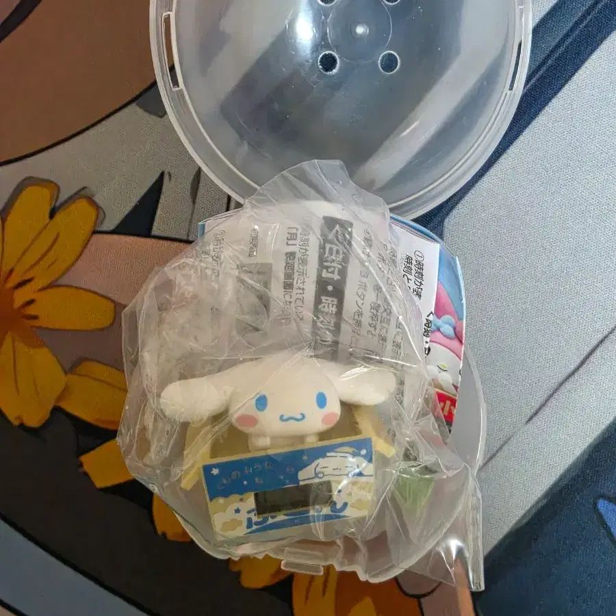 (정품)산리오 골판지 시계 가챠 피규어 시나모롤